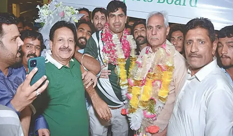 Arshad Nadeem, a Pakistani javelin thrower