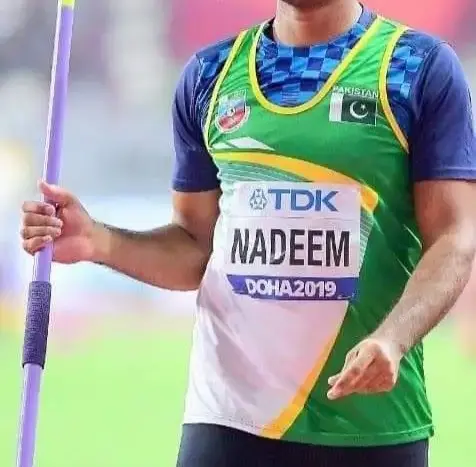 Arshad Nadeem, a Pakistani javelin thrower